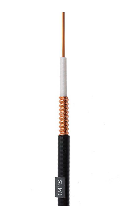 1/4-дюймовая спиральная гофрированная медная трубка RF 50-омный коаксиальный кабель 0