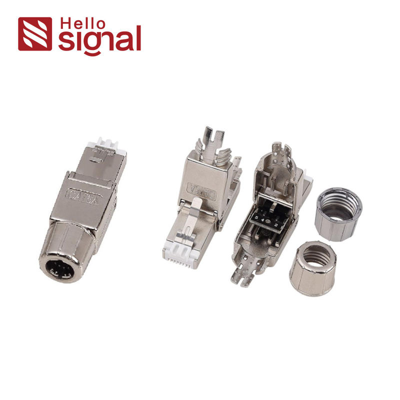 CAT6 RJ45 Shielded Toolless Plug With Metal Batch ZC-G40S-4-C6A