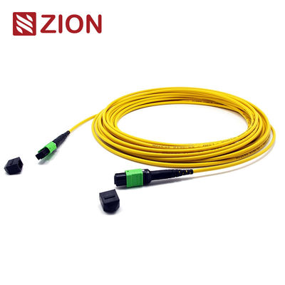 24 Fibers MPO Patch Cord Singlemode 3.0mm LSZH Custom Meters for High-Density Data Centers