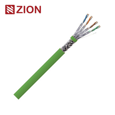 S/FTP CAT 6A LSZH Ethernet Cable with 750 MHz Bandwidth, High-Power PoE Support, and Double-Shielded Construction