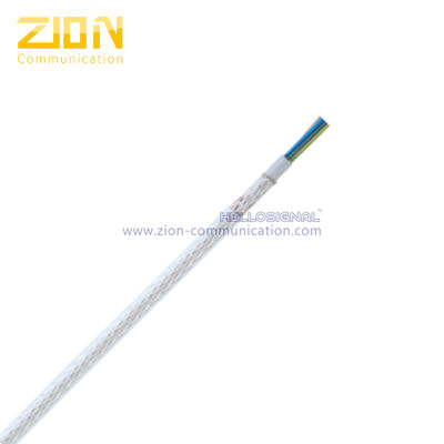 Color Coded Multi Conductor Industrial Control Cable with Galvanized Steel Braid Shield and PVC Insulation