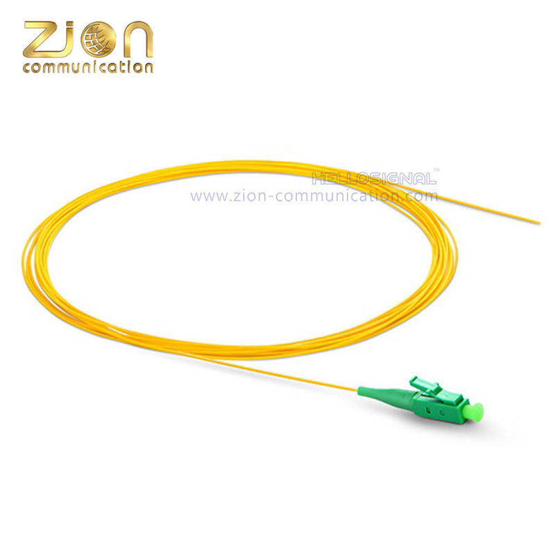 G.652D Fiber Optic Patch Cord with LC APC Connector and PVC Jacket for Single Mode Applications