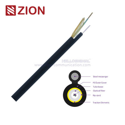 HDPE трубок 4.6x8.8 пряж кабелей оптического волокна GYXY-8S падения FTTH Aramid
