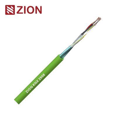KNX 2PR 0,8 мм обнаженный медный кабель PE изоляция, фольга защищена, LSZH чехла